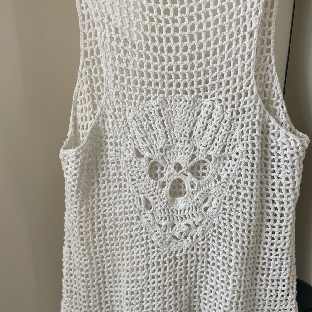Skull Cashmere Knit Tank